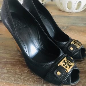 Tory Burch wedge sandal size 9.